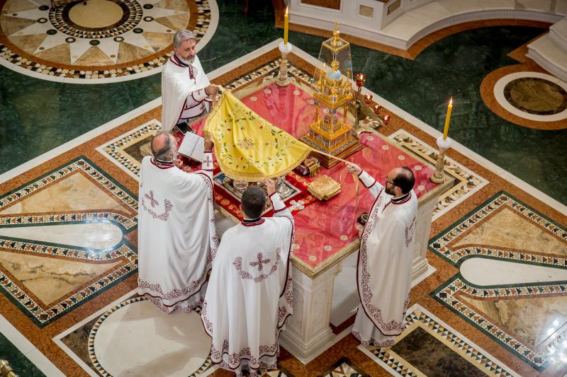 Празник Успенија Пресвете Богородице молитвено прослављен у подгоричком Саборном храму