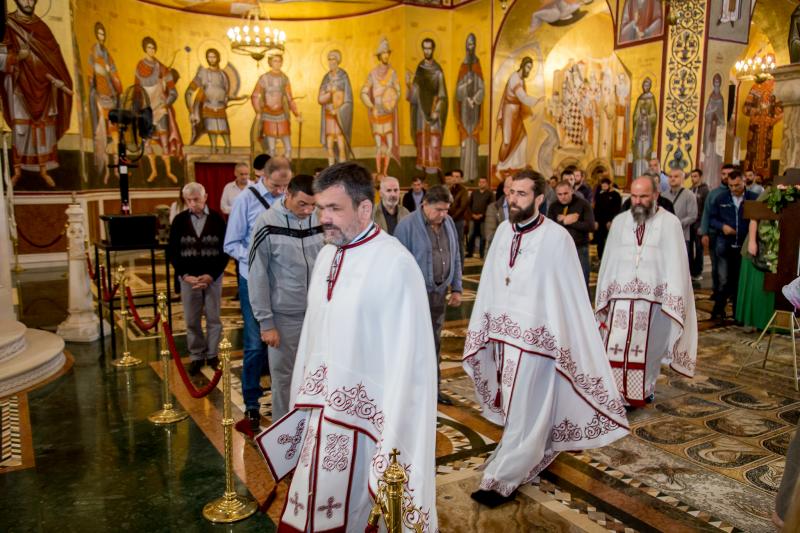 У недјељу по Воздвижењу Часнога Крста одслужена Литургија у Саборном храму у Подгорици