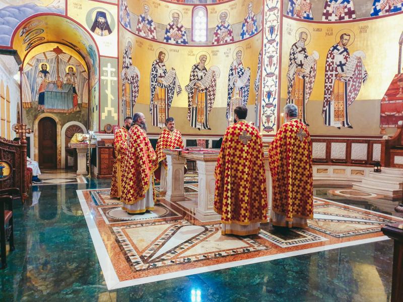 На Благовијести одслужена Литургија у Саборном храму Христовог Васкрсења у Подгорици