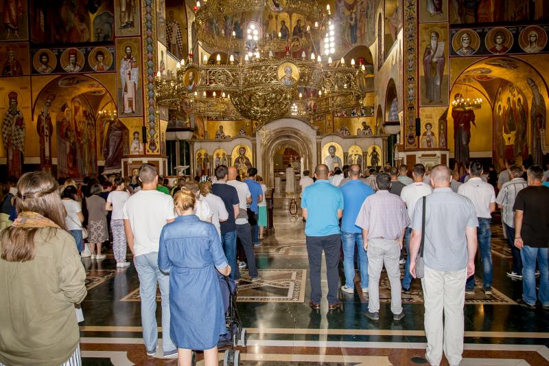 У четврту недјељу по Педесетници, 02. јула 2017. године, одслужена је Света Литургија у Саборном храму у Подгорици