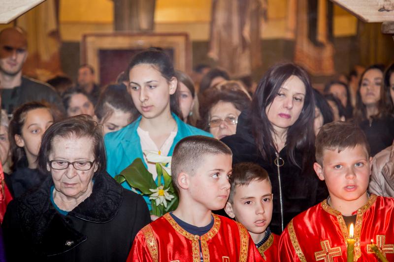 Велики Петак и Велика Субота молитвено прослављени у Саборном храму у Подгорици
