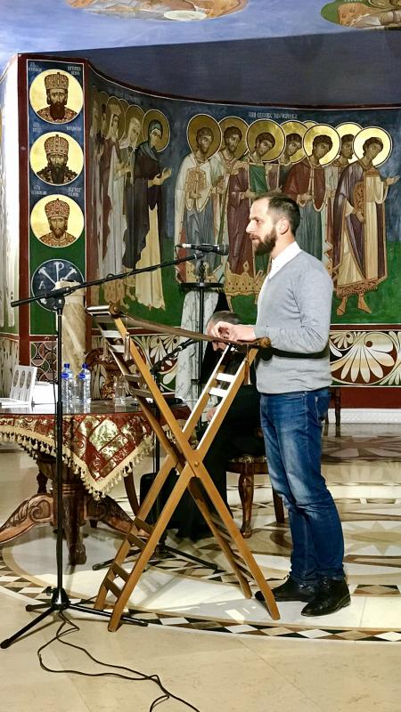 Ђакон Ненад Илић у Саборном храму у Подгорици одржао предавање „Хришћани у постхиршћанском свијету“