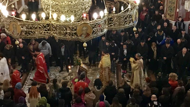На Материце у недјељу 25. децембра одслужена Литургија у Саборном храму Христовог Васкрсења у Подгорици