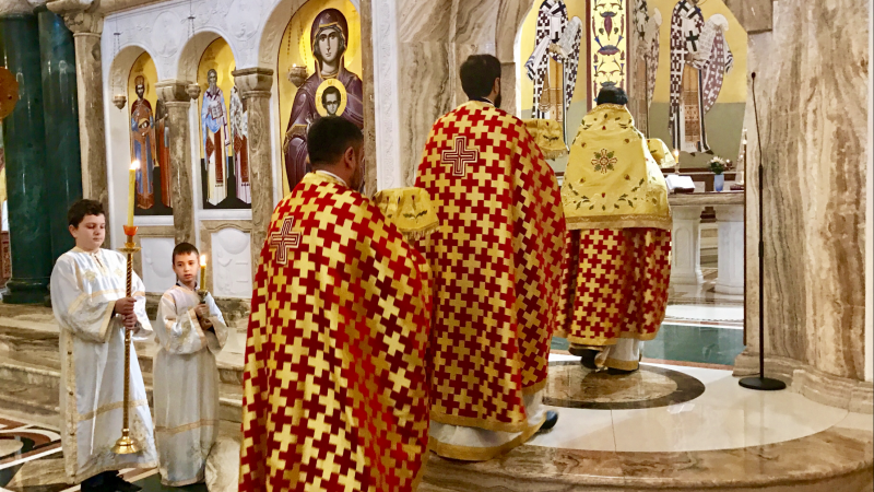 У недјељу 13. новембра 2016. године одслужена Света Литургија у Саборном храму у Подгорици