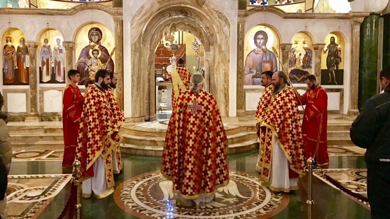 У недјељу 19. фебруара одслужена Литургија у Саборном храму у Подгорици