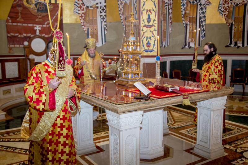 Његово преосвештенство владика Јован (Пурић) одслужио Литургију у Саборном храму у Подгорици