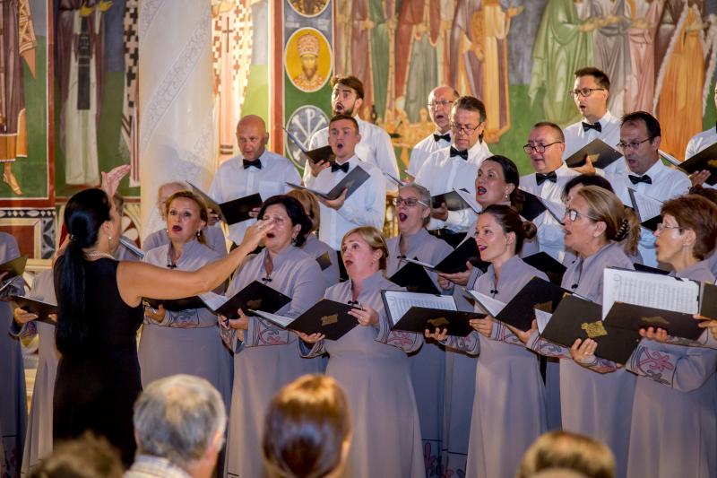 Прво Београдско Певачко Друштво одржало свечани концерт у крипти саборног храма у Подгорици