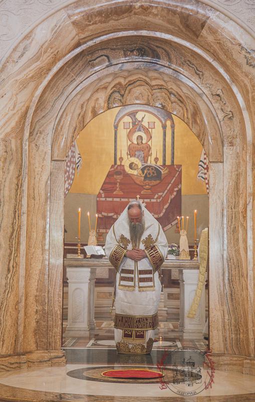 Митрополит Јоаникије на Сабор српских светитеља богослужио у саборном храму у Подгорици (ВИДЕО)