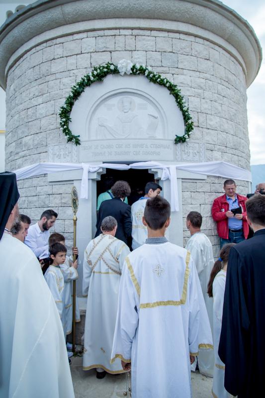 У Бару освештана прва црква посвећена Светом Петру II Ловћенском Тајновидцу 