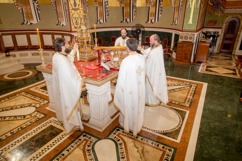 У пету недјељу по Педесетници, 09. јула 2017. године, одслужена је Света Литургија у Саборном храму у Подгорици