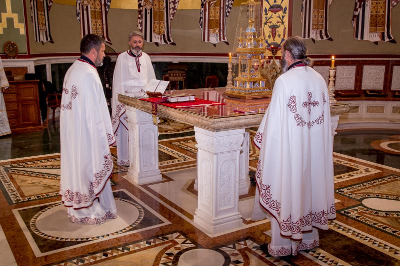 У Једанаесту седмицу по Педесетници одслужена Литургија у Саборном храму у Подгорици