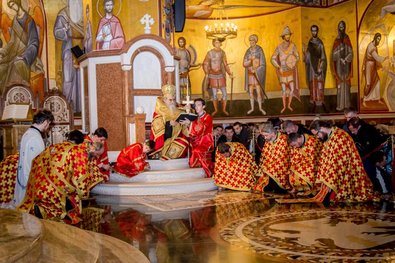 Митрополит Амфилохије у подгоричком Саборном храму служио молебан за ново 2018. љето доброте Господње