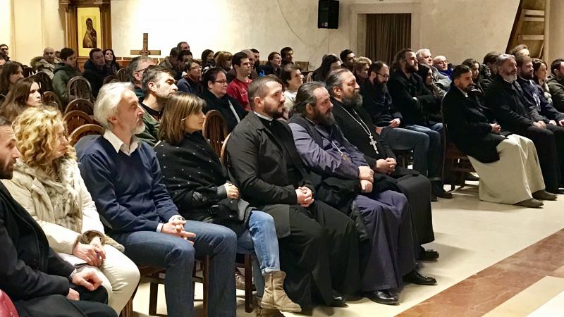 Ђакон Ненад Илић у Саборном храму у Подгорици одржао предавање „Хришћани у постхиршћанском свијету“