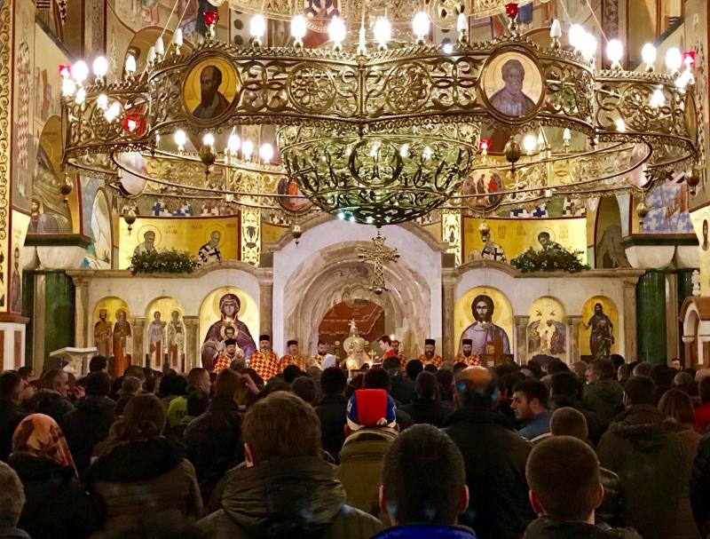 Митрополит Амфилохије у Саборном храму Христовог Васкрсења у Подгорици служио молебан за благословену Нову годину
