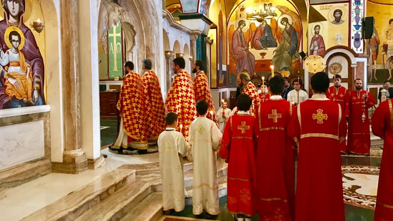 На Детињце и празник Светог Саве Освећеног одслужена је Литургија у Саборном храму Христовог Васкрсења у Подгорици