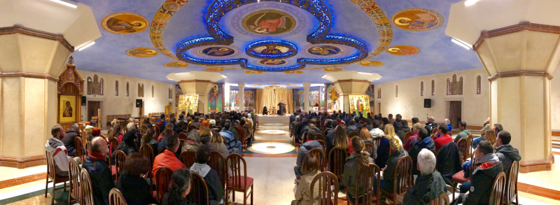 У крипти Саборног храма Христовог Васкрсења одржано је предавање на тему „Ваведење Пресвете Богородице“ 