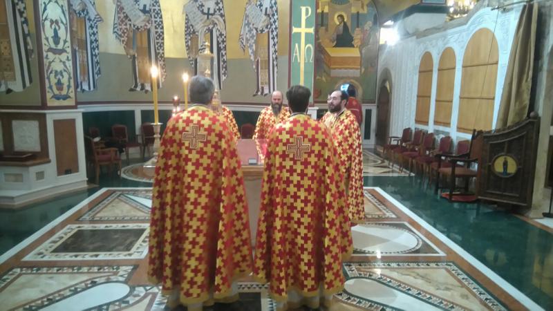 У недељу Светих Отаца, одслужена Литургија у Саборном храму Христовог Васкрсења у Подгорици
