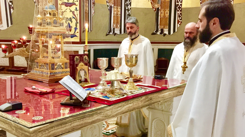 У недјељу 06. новембра, 20. седмице по Духовима, у Саборном храму у Подгорици одслужена је Света Литургија