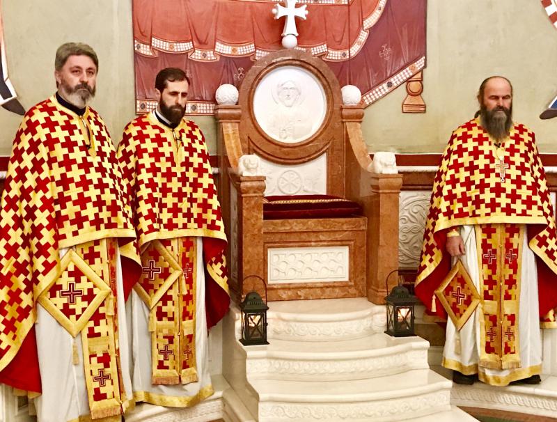 У недјељу пред Богојављење, 15. јануара 2017. године, одслужена Света Литургија у Саборном храму у Подгорици