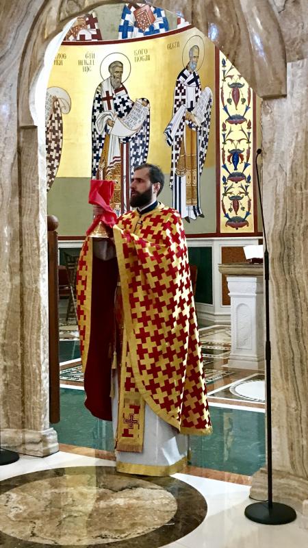 У недјељу пред Богојављење, 15. јануара 2017. године, одслужена Света Литургија у Саборном храму у Подгорици