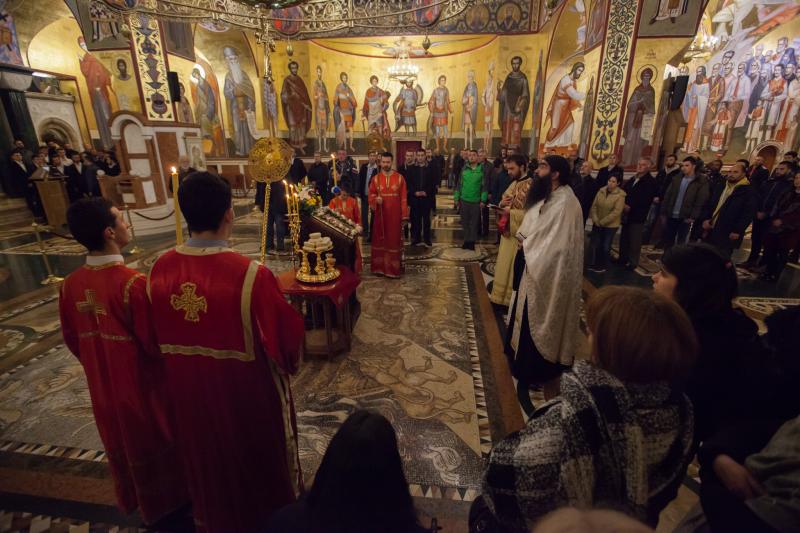 У Саборном храму у Подгорици одслужена Свечана вечерња служба са Петохљебницом